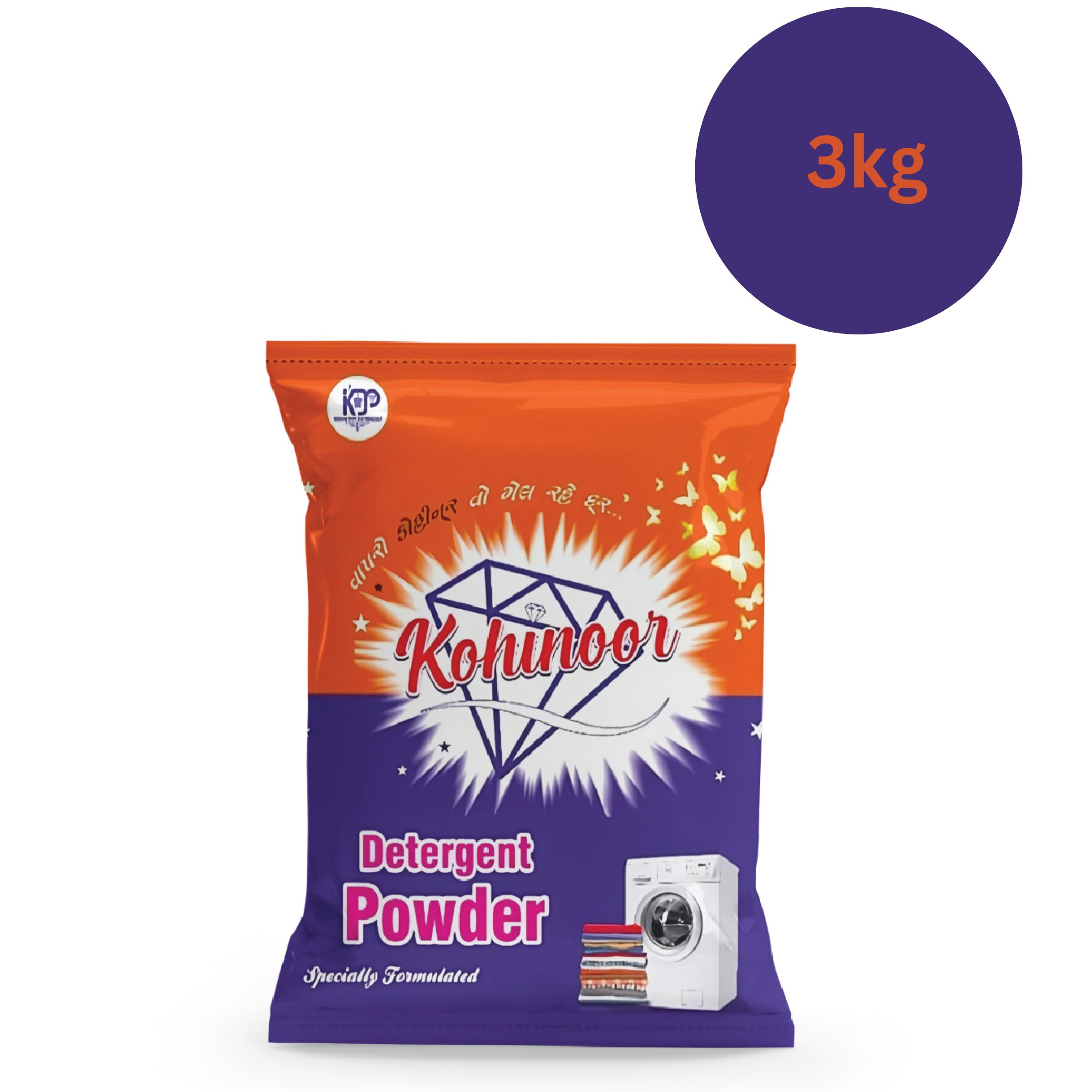 Detergent Powder 3kg  X  5 Pouch